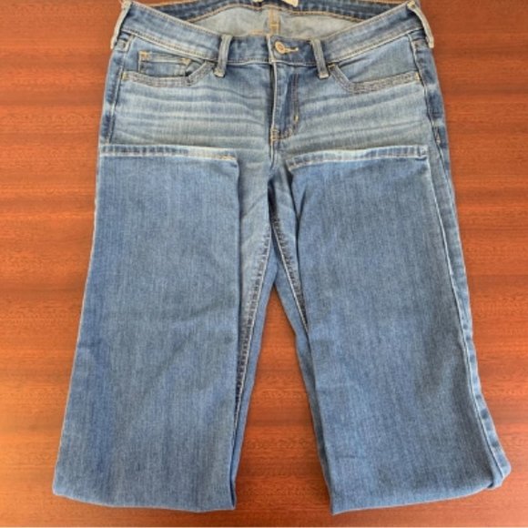 Hollister Slim Straight Demin Blue Jeans - Picture 4 of 7